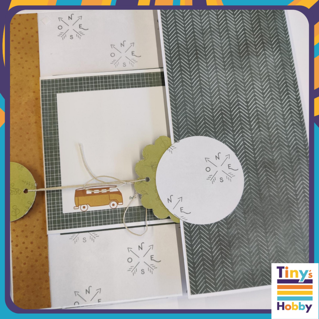 Scrapbooking: mini-album "natuur"